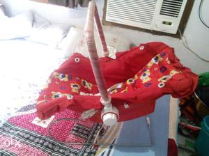 It has got strings also to use it as baby's swing