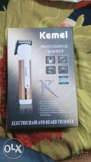 Kemei Electric Hair And Beard Trimmer Box