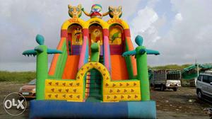 Multicolored Inflatable Castle