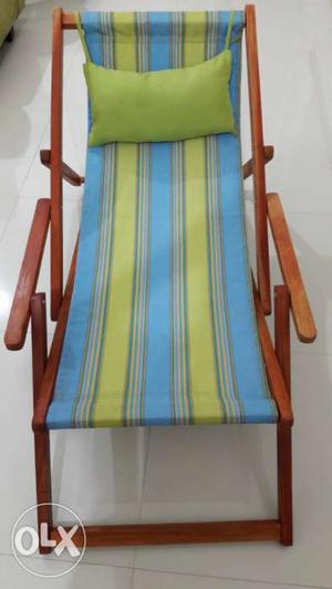 New Foldable outdoor relax wooden chair