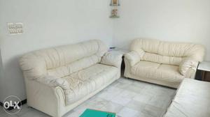 Off White Resin two Sofa set