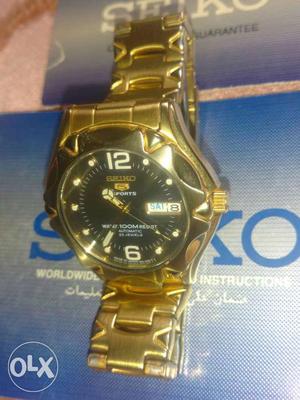 Original Seiko5 Sports wrist watch.