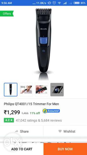Philips new trimmer