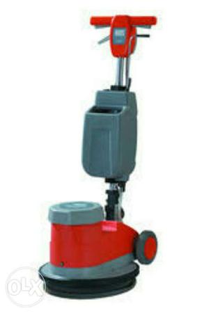 Roots Red And Gray Floor Buffer single disc machine polisher