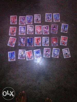 Soccer Player Trading Card Collection