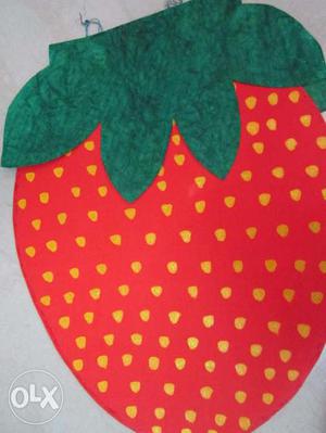 Strawberry fancy dress for kids with cap in whitefield