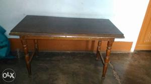 Strong, wooden tables in good condition.