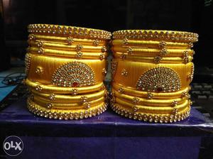 Thread bangles new.according to your size and