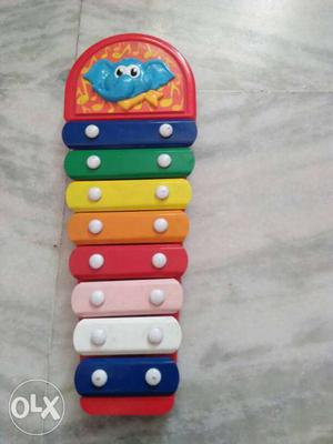 Toddler's Blue, Red, Yellow, And Green Xylophone