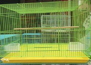 Birds cage imported steel cage folding type with