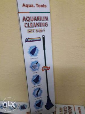 Black Aquarium Cleaning Set 5-in-1 Box