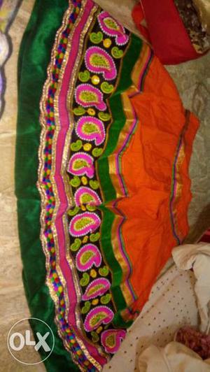 Blouse and ghagra for kids 3 to 4 yrs