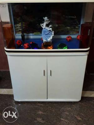 Fish aquarium with attached luggage box bought 4