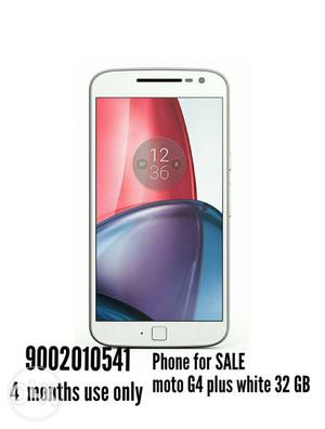4 month used only, fully new phone with white