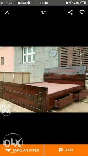 5/6.5 queen size double Bed with storge 