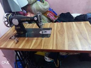 Black Vidya Treadle Sewing Machine