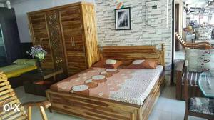 Brand new wooden bed...