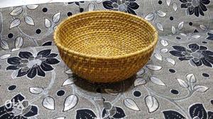 Cane wood bowl basket