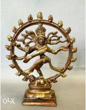 Gold plated dancing shiva...from the times of