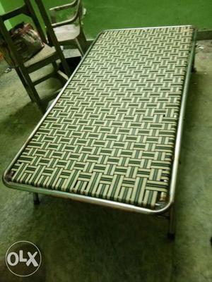 Green And Grey Folding Bed