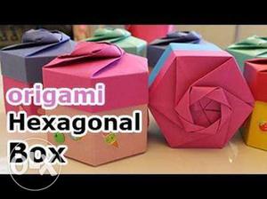 Handmade origami gift box Rs.100/-