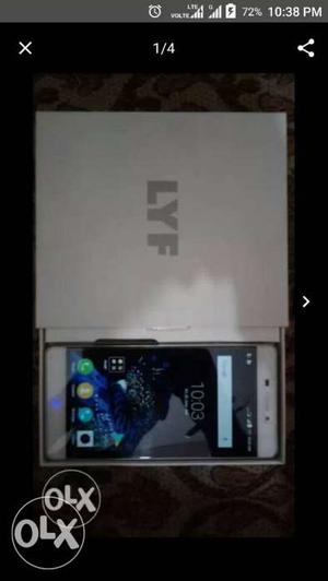 LYF water 7 finger print 4G phone h 16GB and 2GB