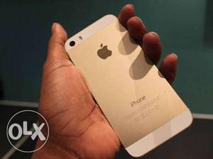 Mint condition I phone 5s gold 64 gb one year old