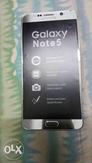 Samsung note5 dual sim new mobile unused mobile