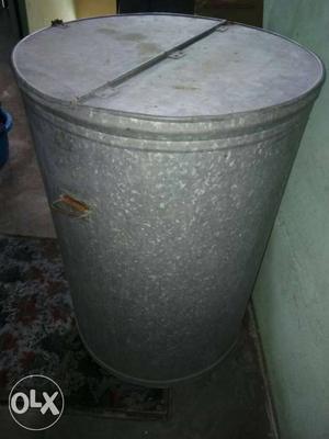 Silver Steel Frame Container