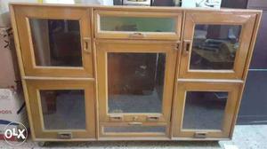TV Stand/Wooden Cabinet for 5.1 Home Theater System and VCR