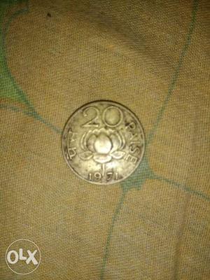 20 Round Silver Coin
