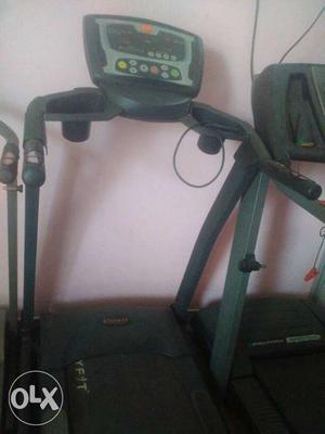 Black And Gray Treadmill