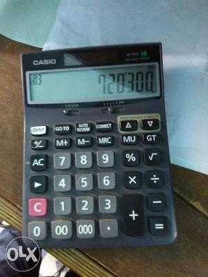 Black Casio Electronic Calculator