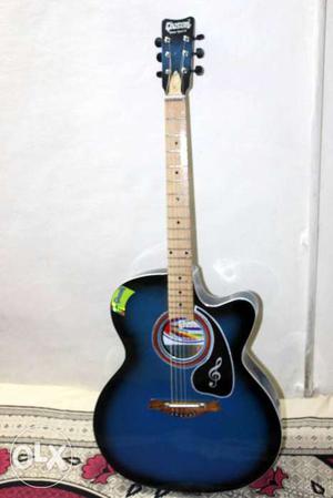Blue givson Acoustic Guitar