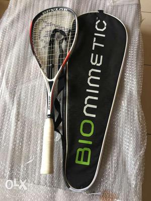 Brand New Dunlop Squash Racquet with Over Grip