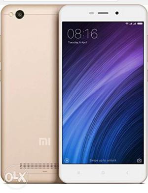 Brand new redmi 4a gold Sealed pack