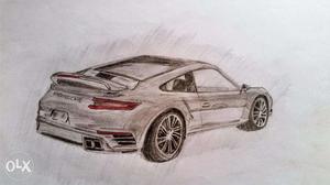 Car Sketch - Porsche 911 turbo