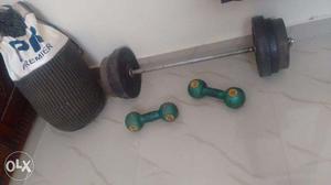 Fitness equipments and punching bag for sale