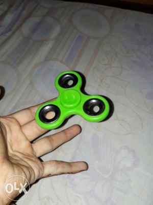 Green And Black Fidget Hand Spinner