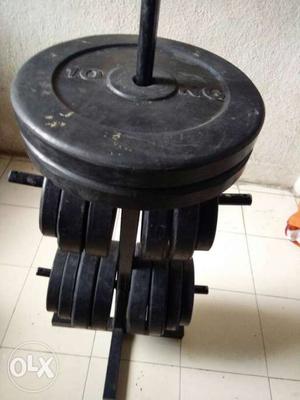 Gym weight full set with stand. weights: 1) 10kg