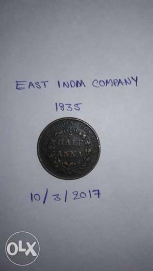  Half Indian Coin