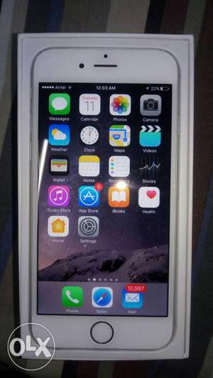 Iphone 6 - 64GB Silver. In excellent condition.