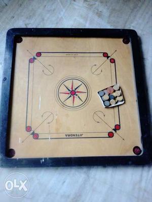 It's a carrom board with it full set
