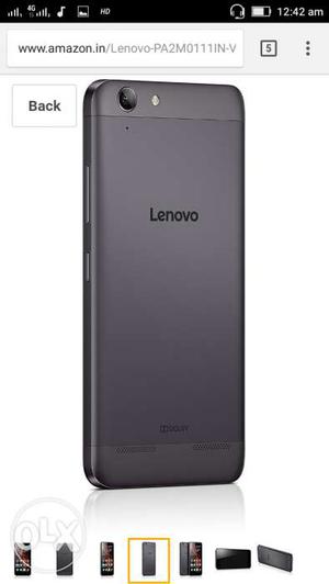 Lenovo vibe k5 grey New 15 Days old, USB cable