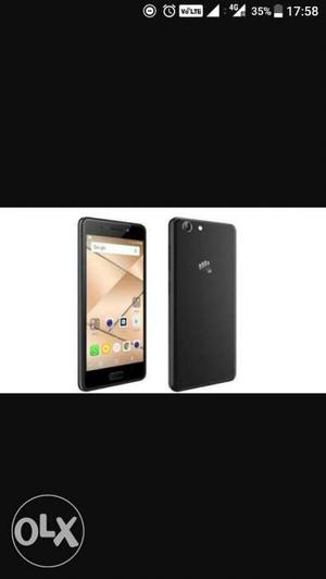 Micromax canvas  volte Brand New less than 5 days old