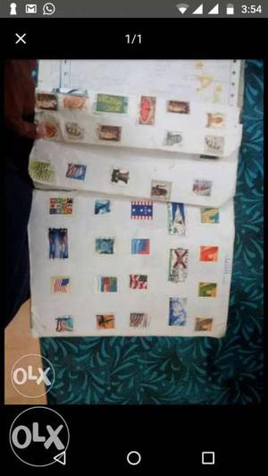 More than 500 stamps of more than 20 countries