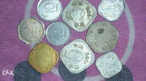 Old coin 1 PAISA 2 PAISA 3 paisa and other coin