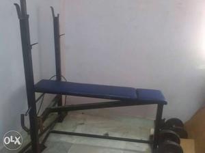 Only Bench press, 1 plain rod.