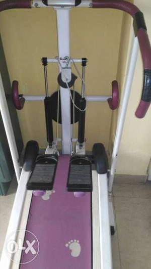 Purple And Black Treadmill