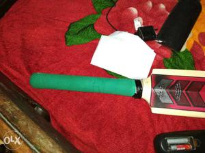 Red And Green Cricket Bat